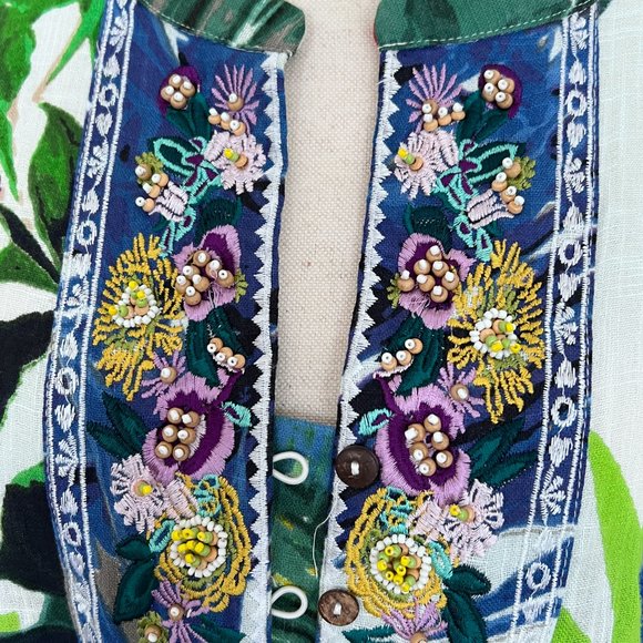 Soft Surroundings - Tunic Floral with Beading - PXL Petite XL - Picture 13 of 14